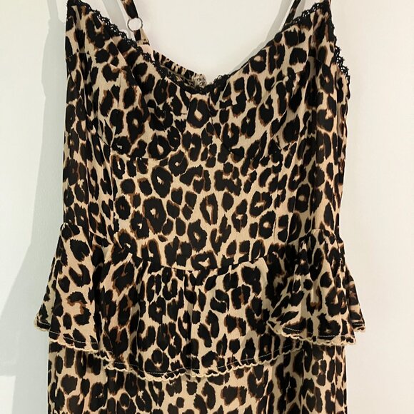 Reformation Felda Dress in Leo Animal Print Size 6 - Picture 9 of 15